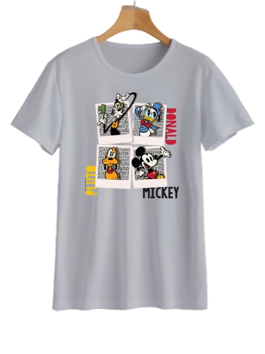 

YK Boys Graphic Printed Round Neck T-shirt, Grey