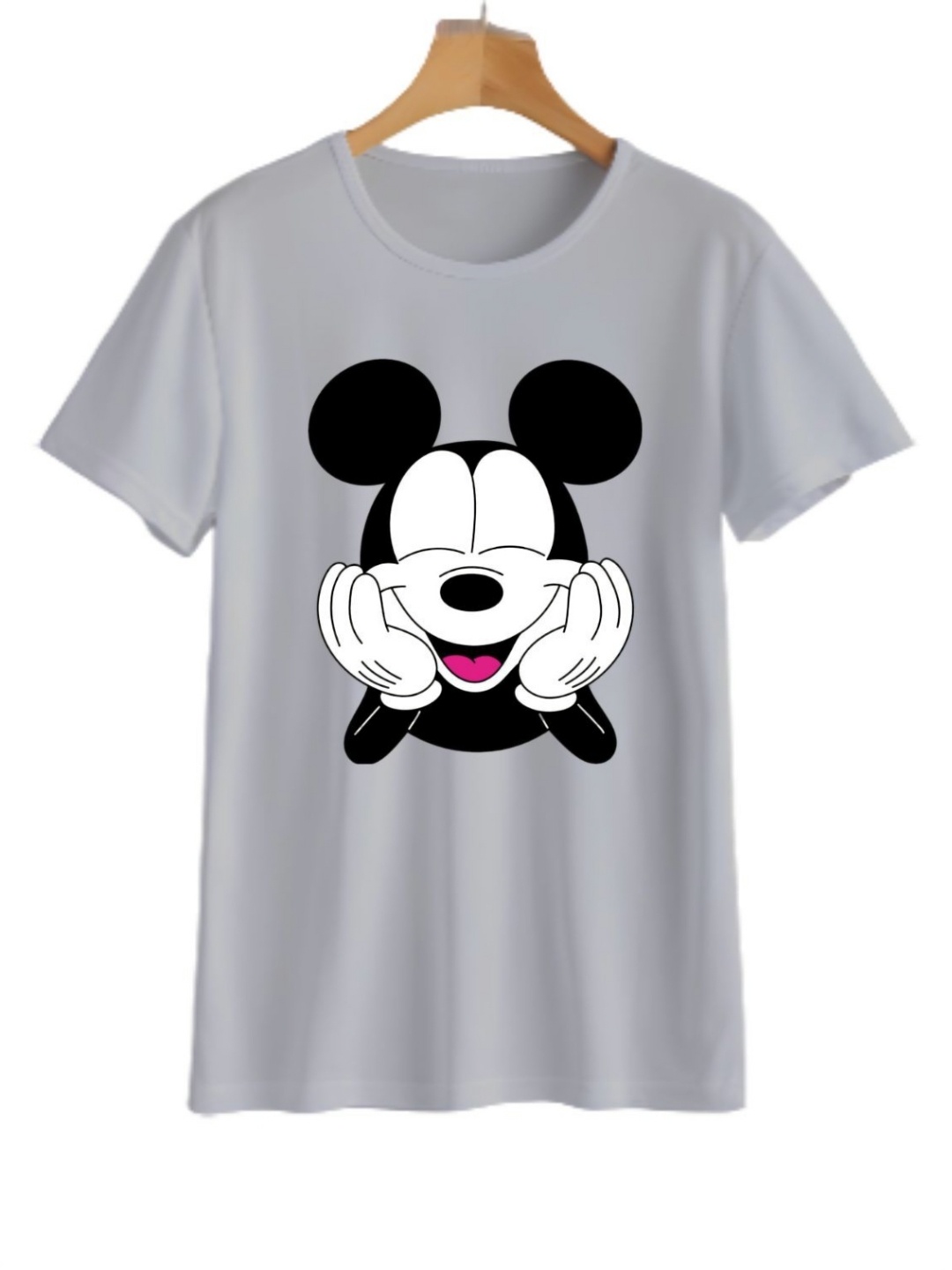 

YK Boys Graphic Printed Round Neck T-shirt, Grey