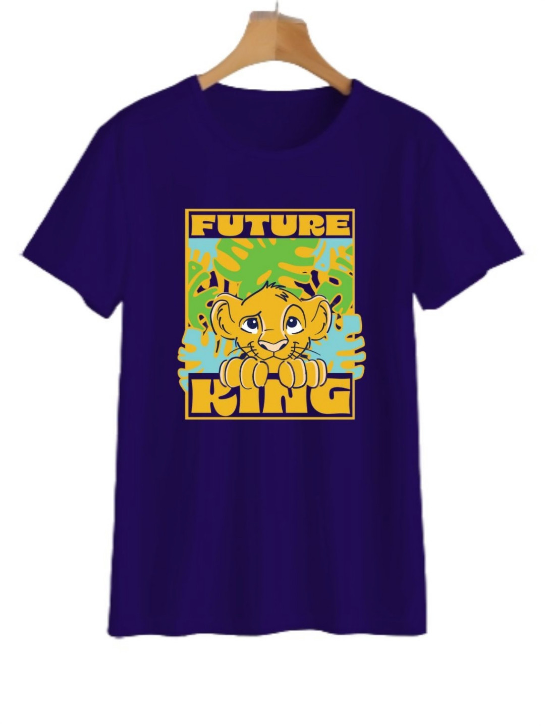 

YK Boys Graphic Printed Round Neck T-shirt, Navy blue