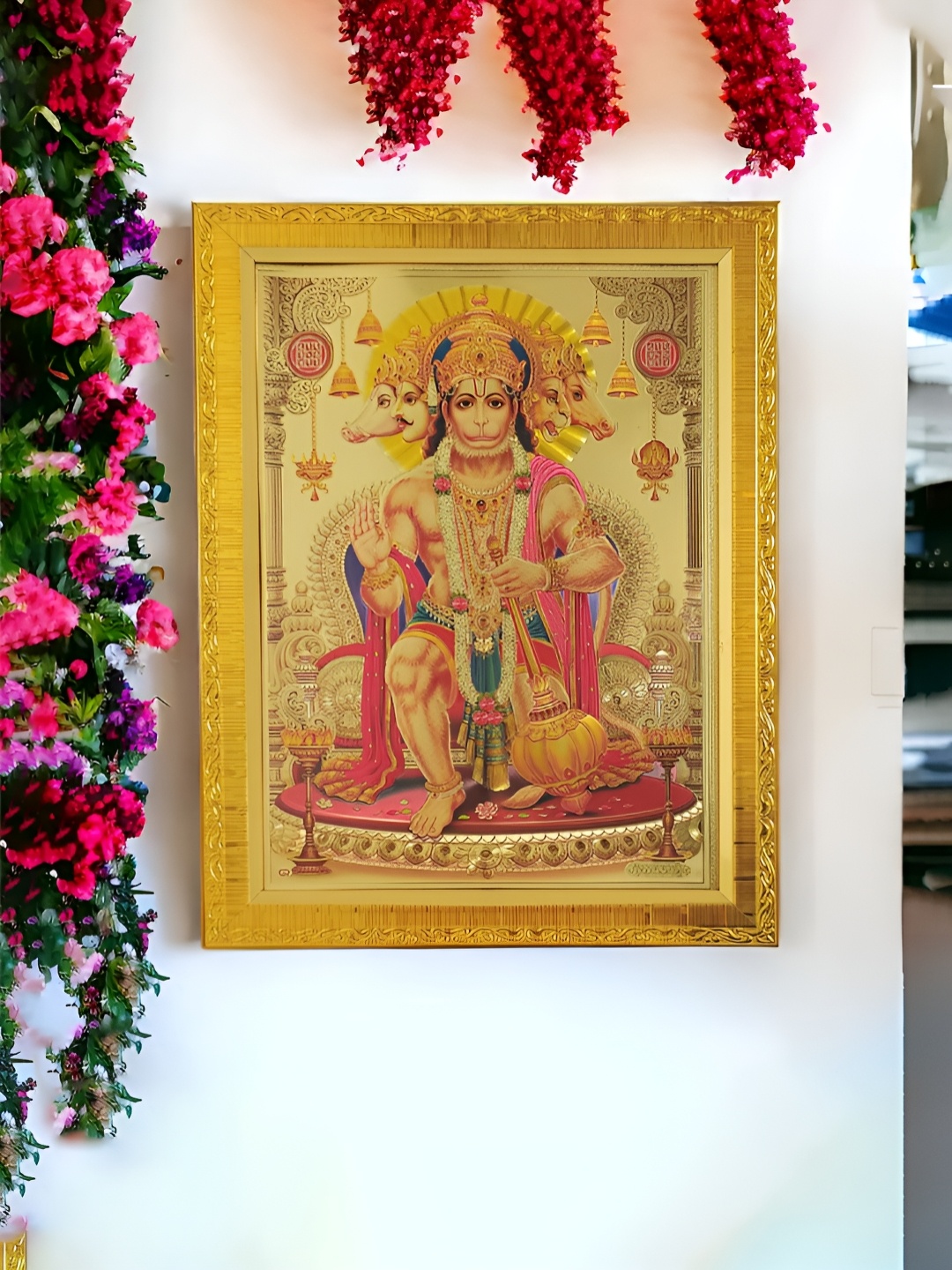 

Art Street Yellow & Red Wooden Religious Wall Art