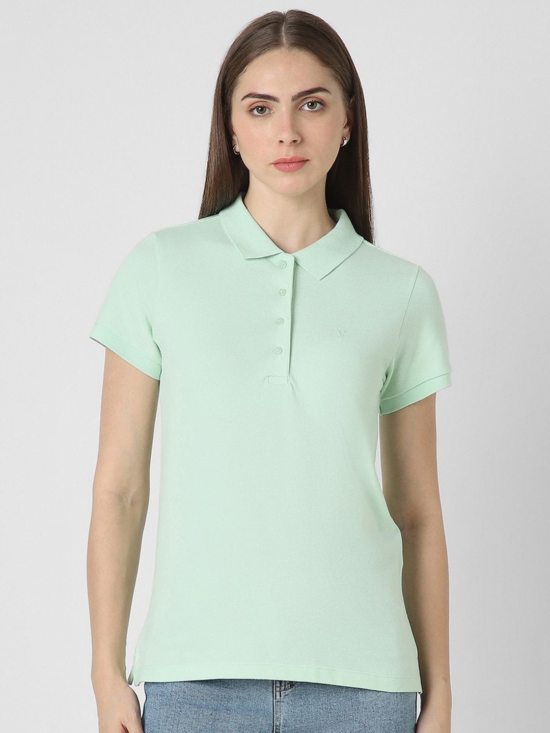 

Van Heusen Woman Shirt Style Top, Green