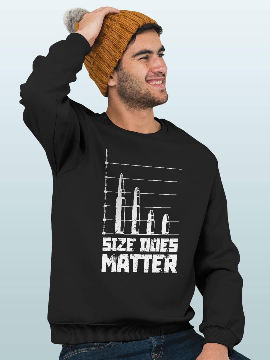 

macmerise Men Printed Sweatshirt, Black