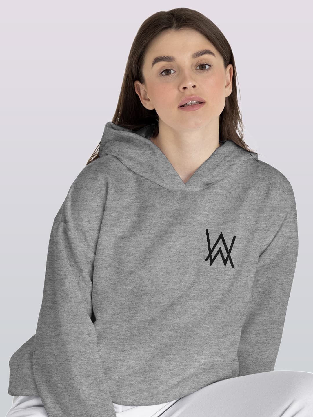 

macmerise Women Hooded Sweatshirt, Grey