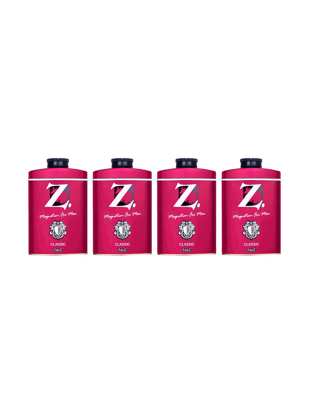 

Z-MAGNETISM FOR MEN Set Of 4-Pcs Classic Talc- 100g Each, Burgundy