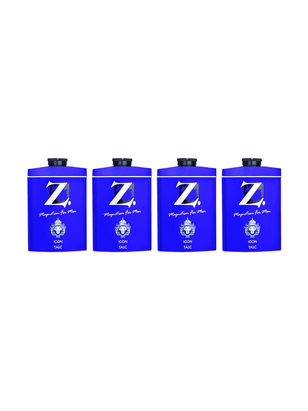 

Z-MAGNETISM FOR MEN Set Of 4-Pcs Icon Talc- 100g Each, Blue