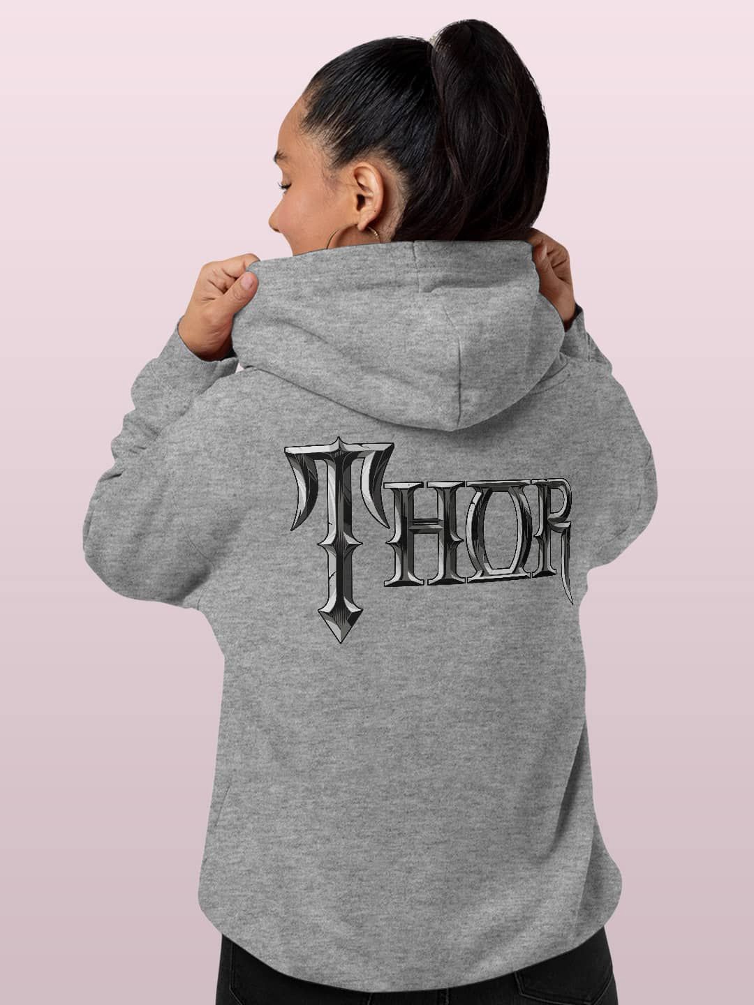 

macmerise Women Hooded Sweatshirt, Grey