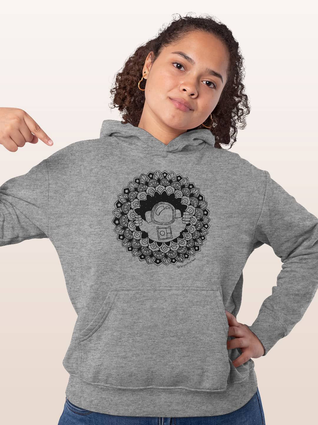 

macmerise Women Hooded Sweatshirt, Grey