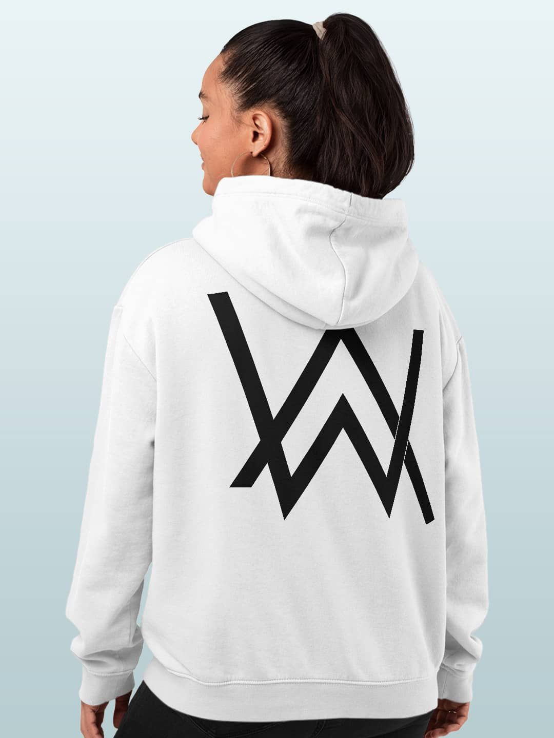 

macmerise Women Hooded Sweatshirt, White