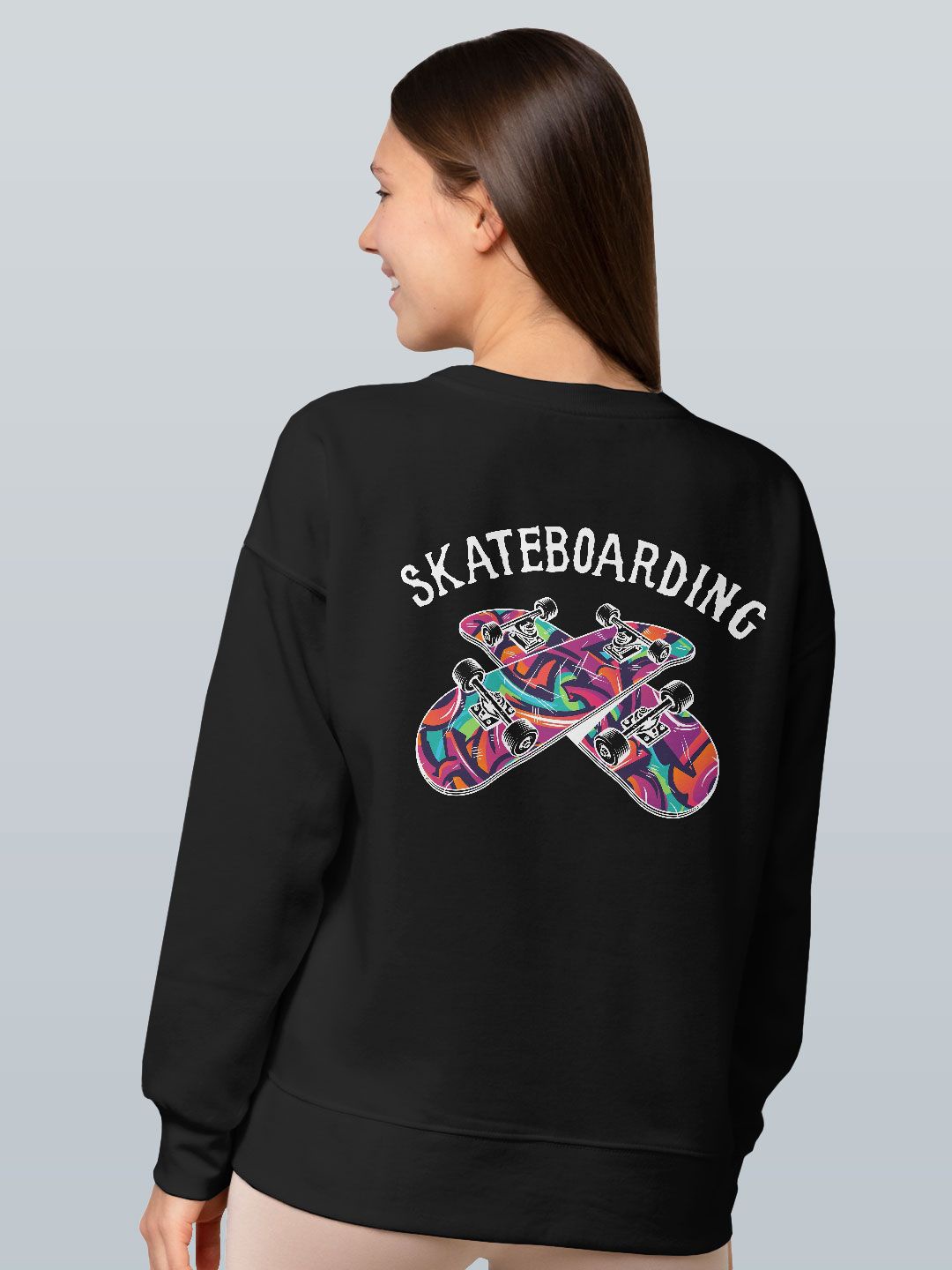 

macmerise Men Printed Sweatshirt, Black