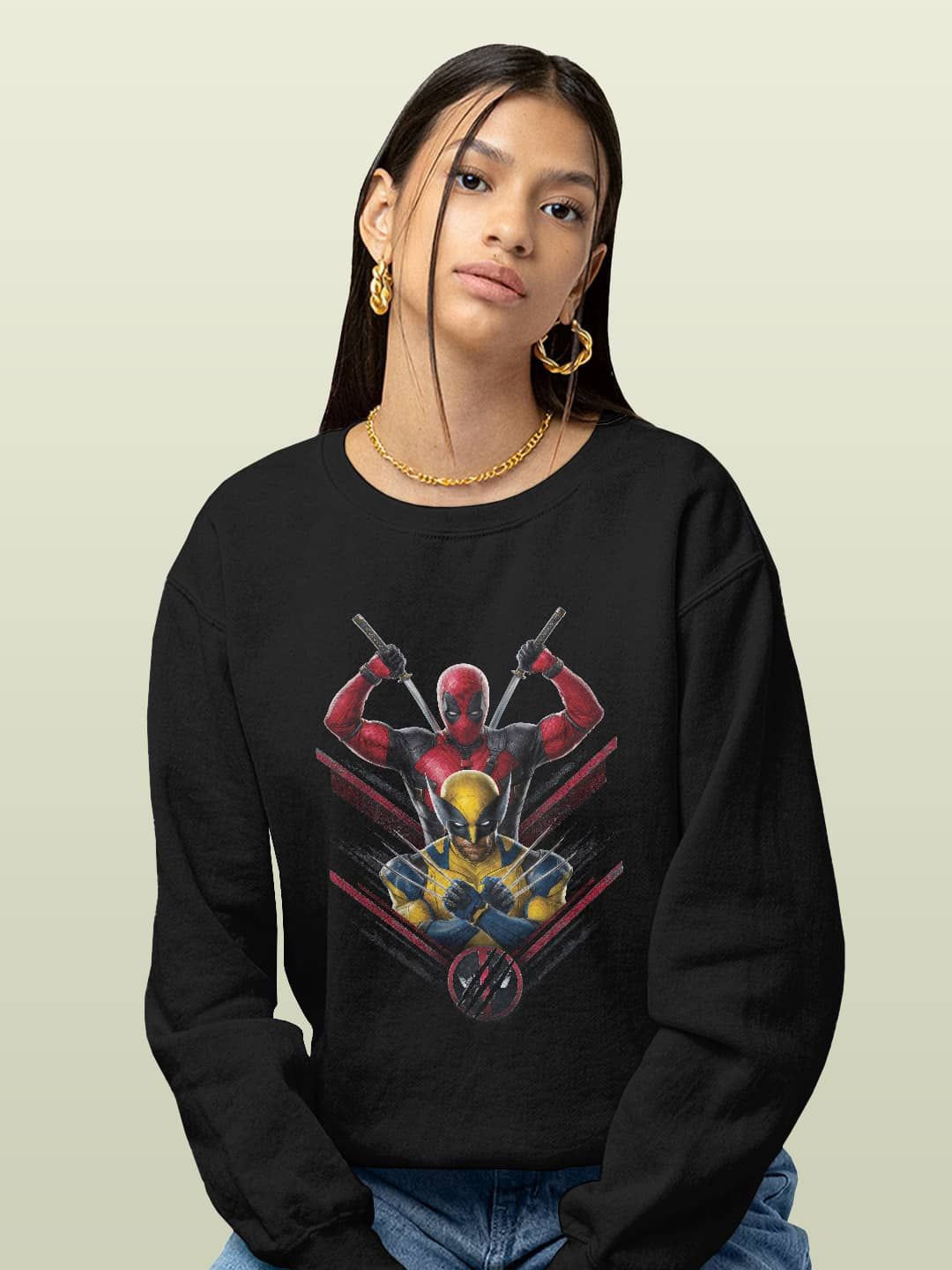 

macmerise Men Printed Sweatshirt, Black