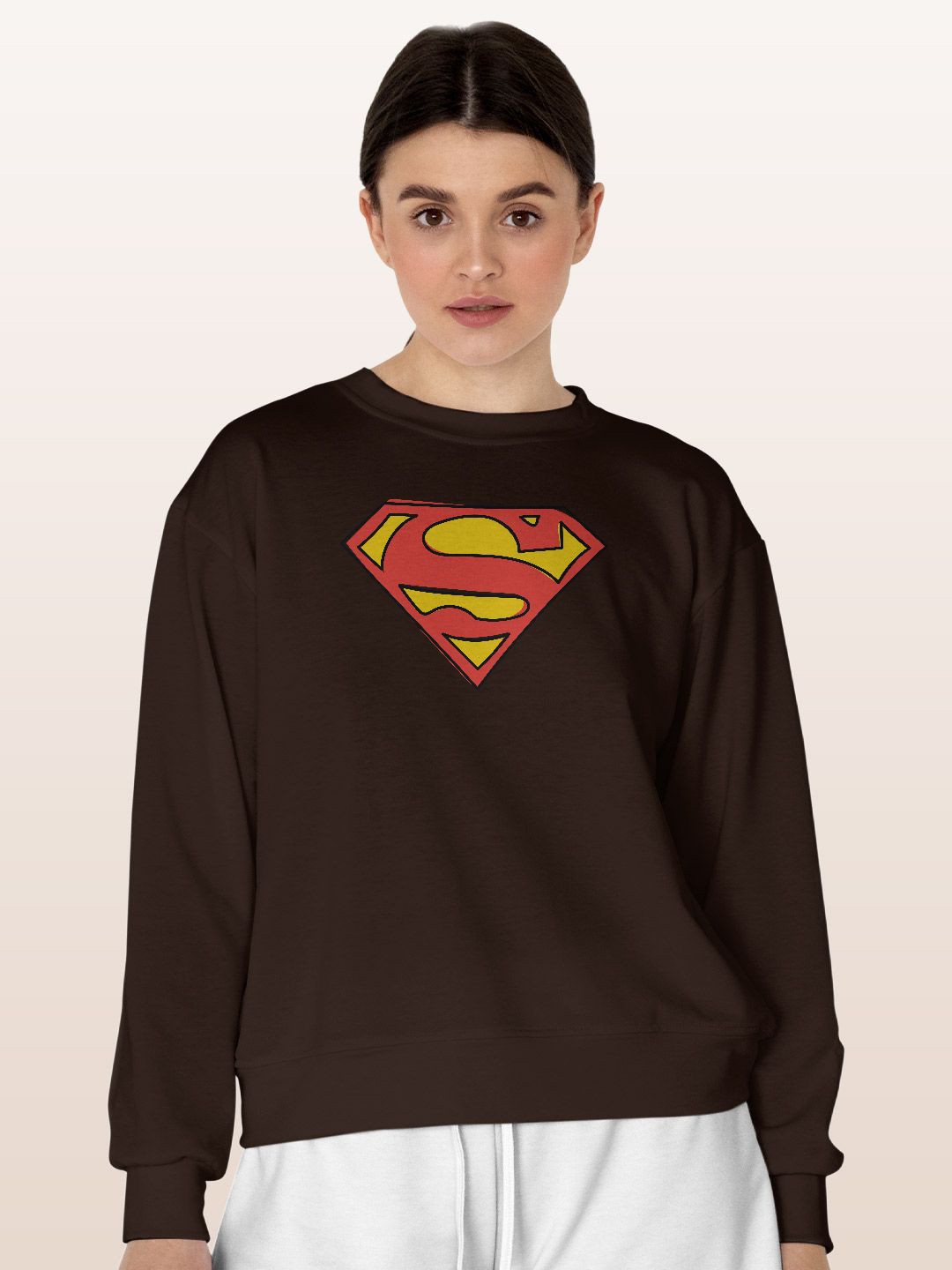 

macmerise Men Printed Sweatshirt, Brown