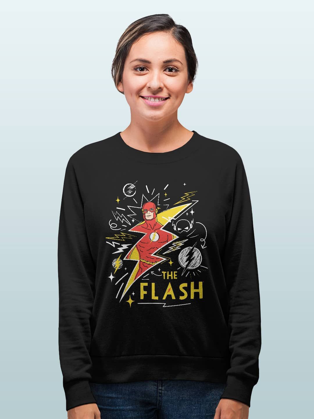 

macmerise Men Printed Sweatshirt, Black