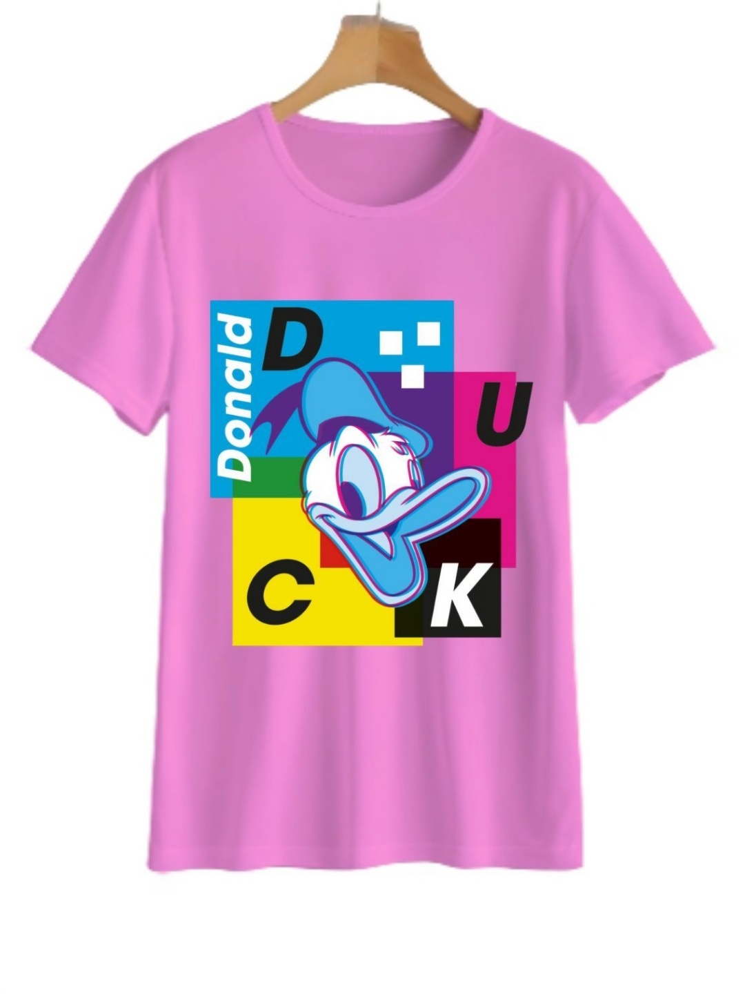 

YK Boys Graphic Printed Round Neck T-shirt, Pink