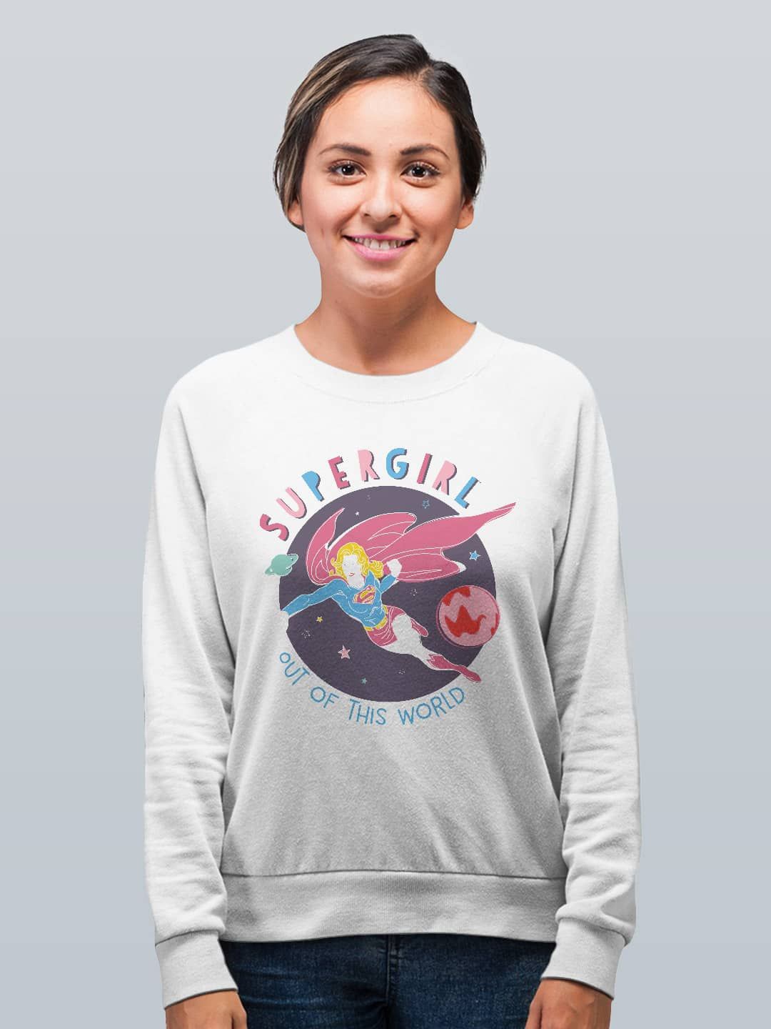 

macmerise Men Printed Sweatshirt, White