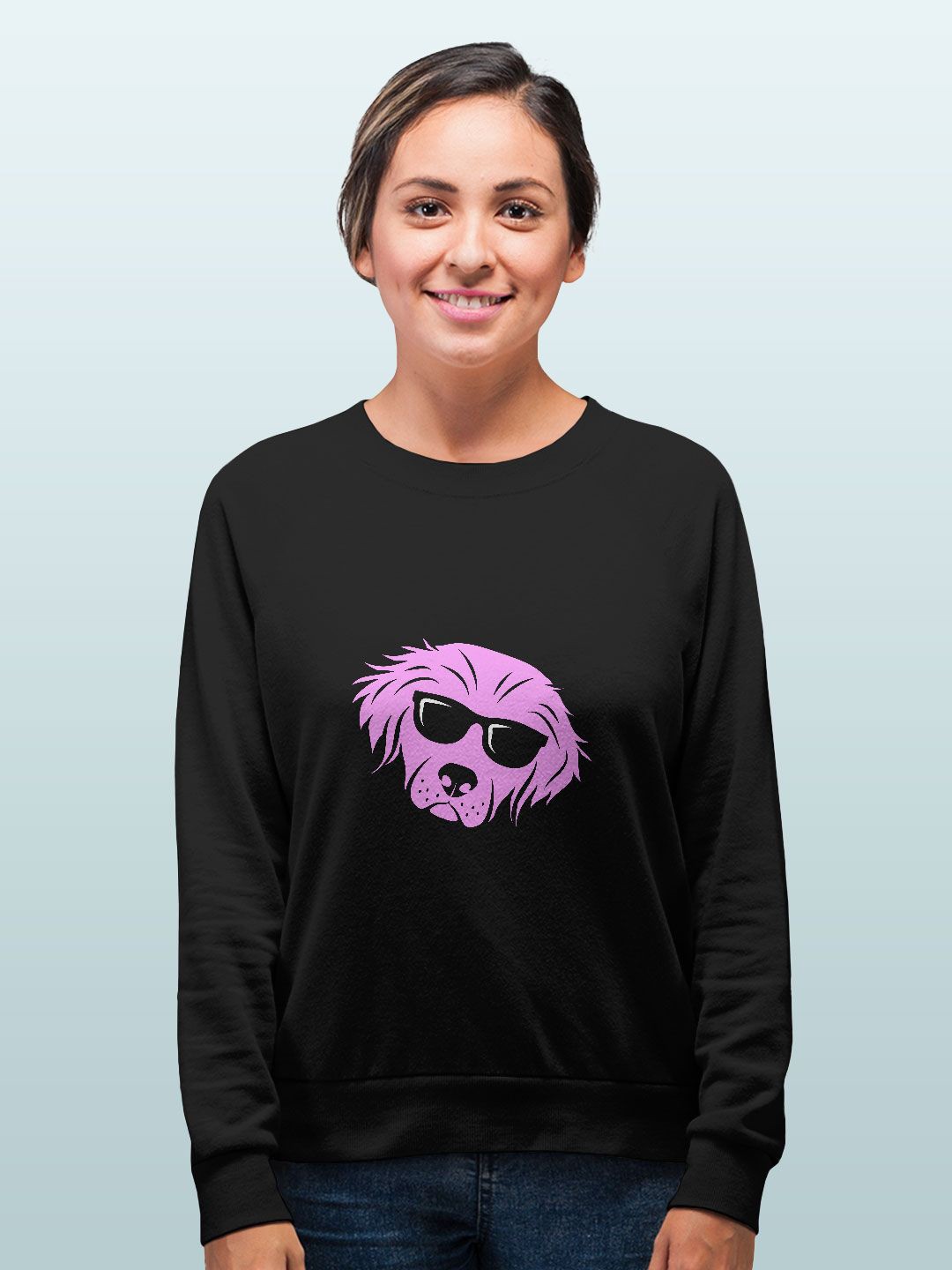 

macmerise Men Printed Sweatshirt, Black