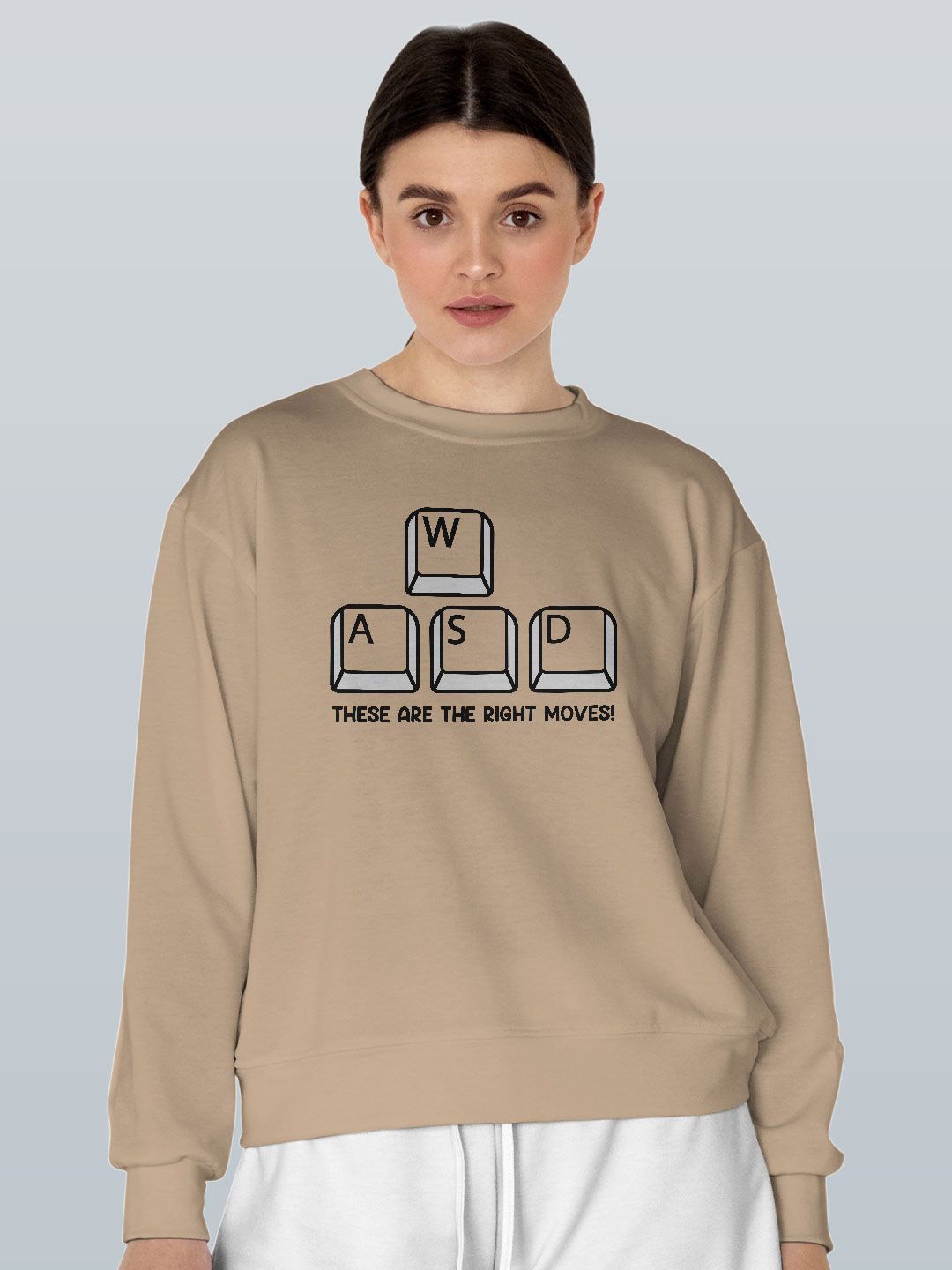 

macmerise Men Printed Sweatshirt, Beige
