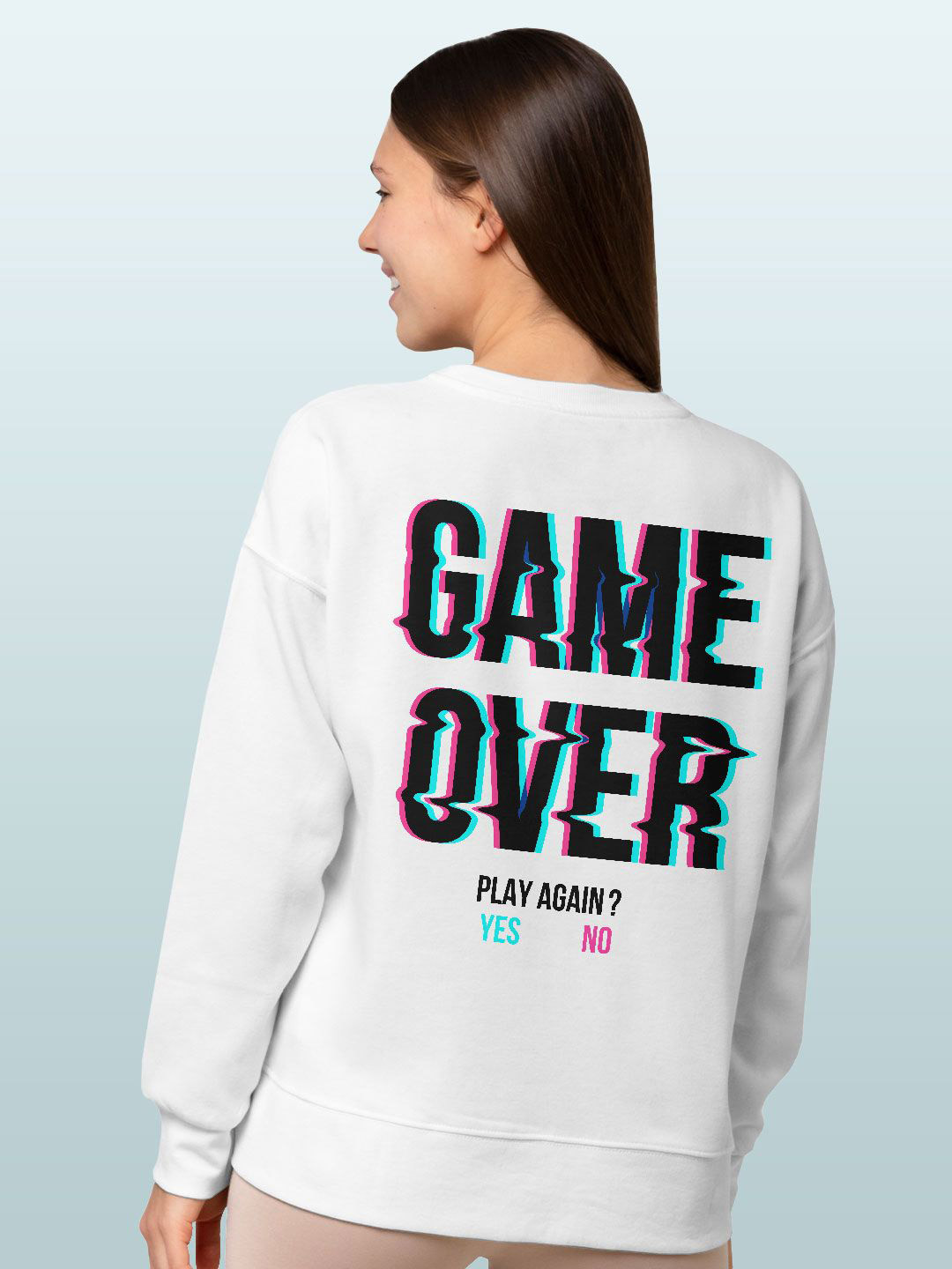 

macmerise Men Printed Sweatshirt, White