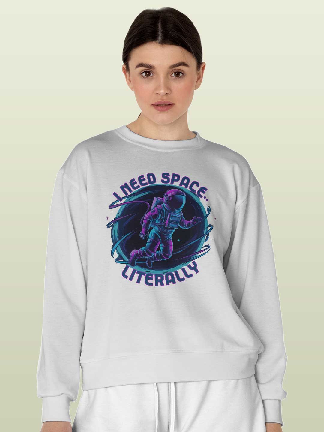 

macmerise Men Printed Sweatshirt, White