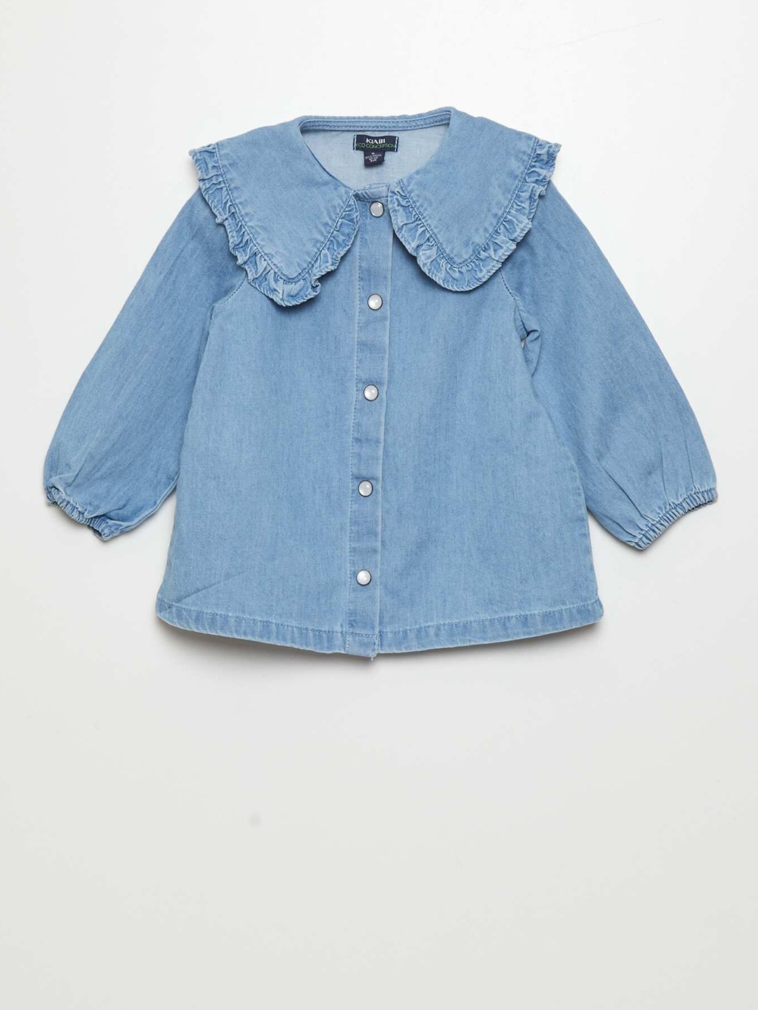 

KIABI Girls Opaque Casual Shirt, Blue