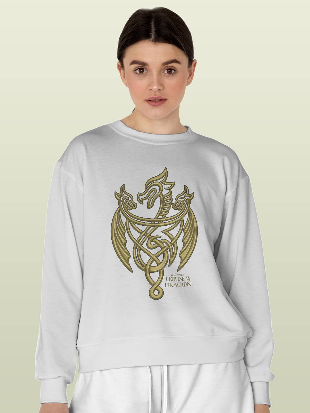 

macmerise Men Printed Sweatshirt, White