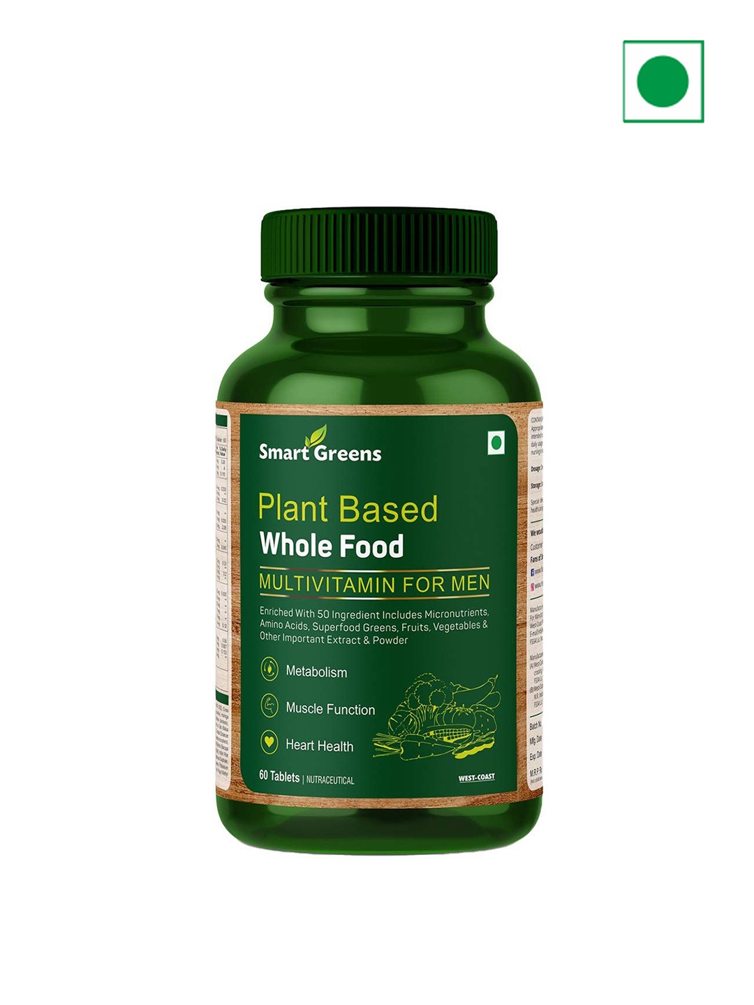 

Smart Greens Unisex Green Nutrition and Wellbeing