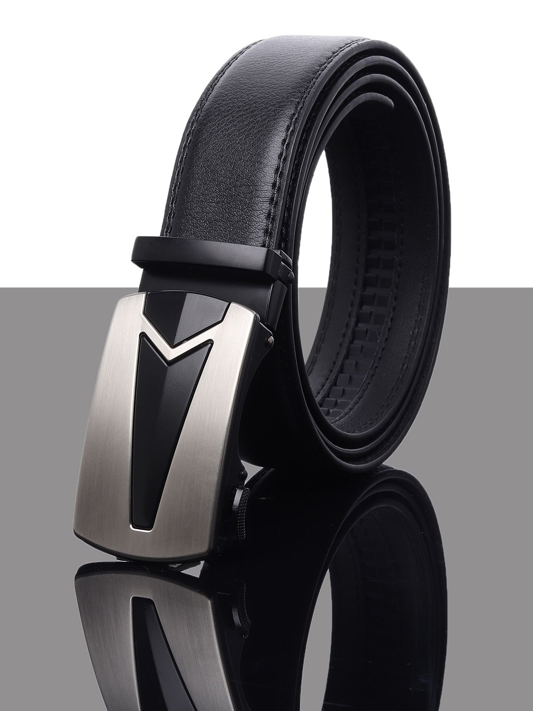 

WINSOME DEAL Men Belt, Black