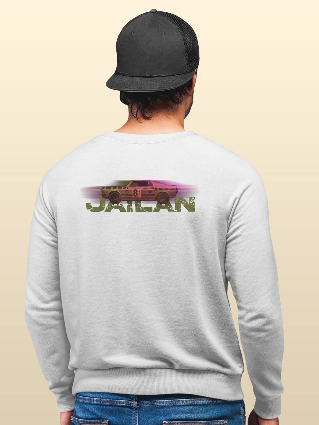 

macmerise Men Printed Sweatshirt, White