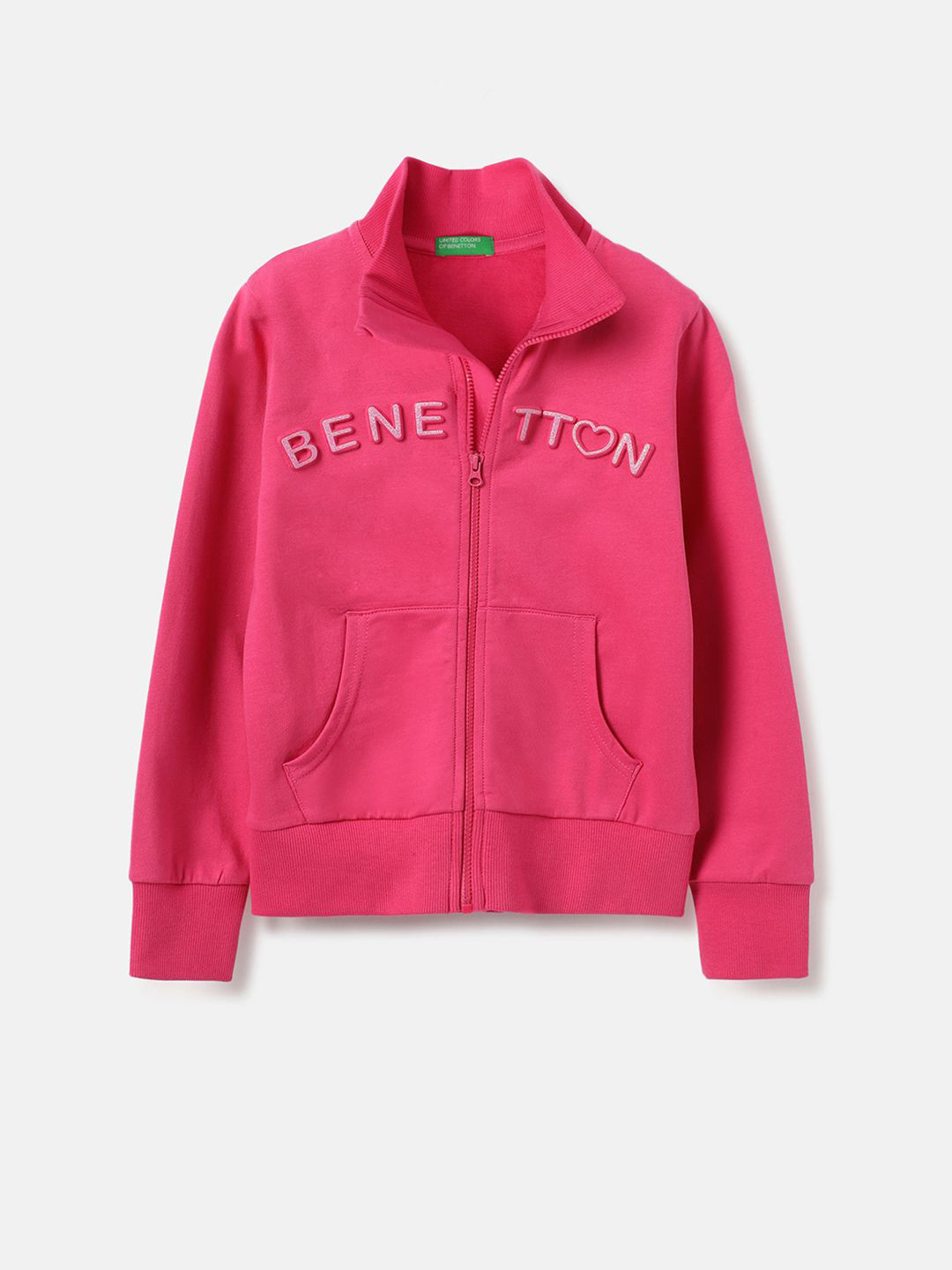 

United Colors of Benetton Girls Sweatshirt, Pink
