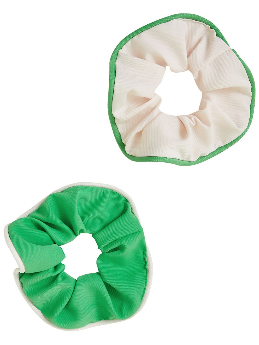 

Accessorize Women Set of 2 Ponytail Holders, Green