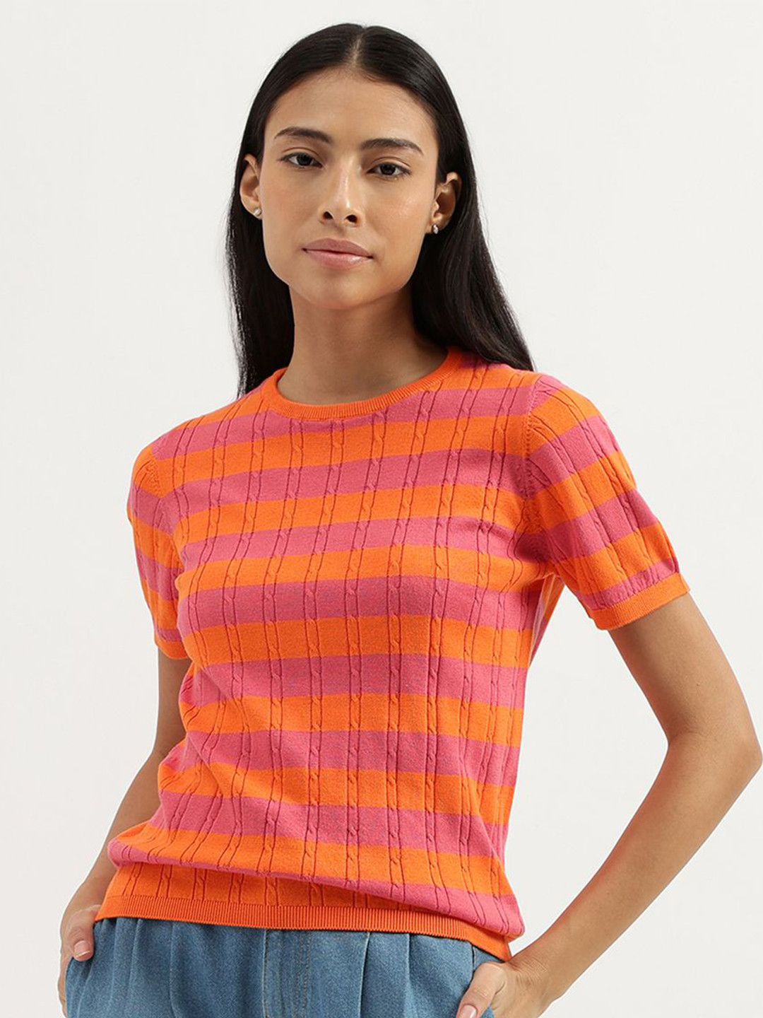 

United Colors of Benetton Cotton Top, Orange