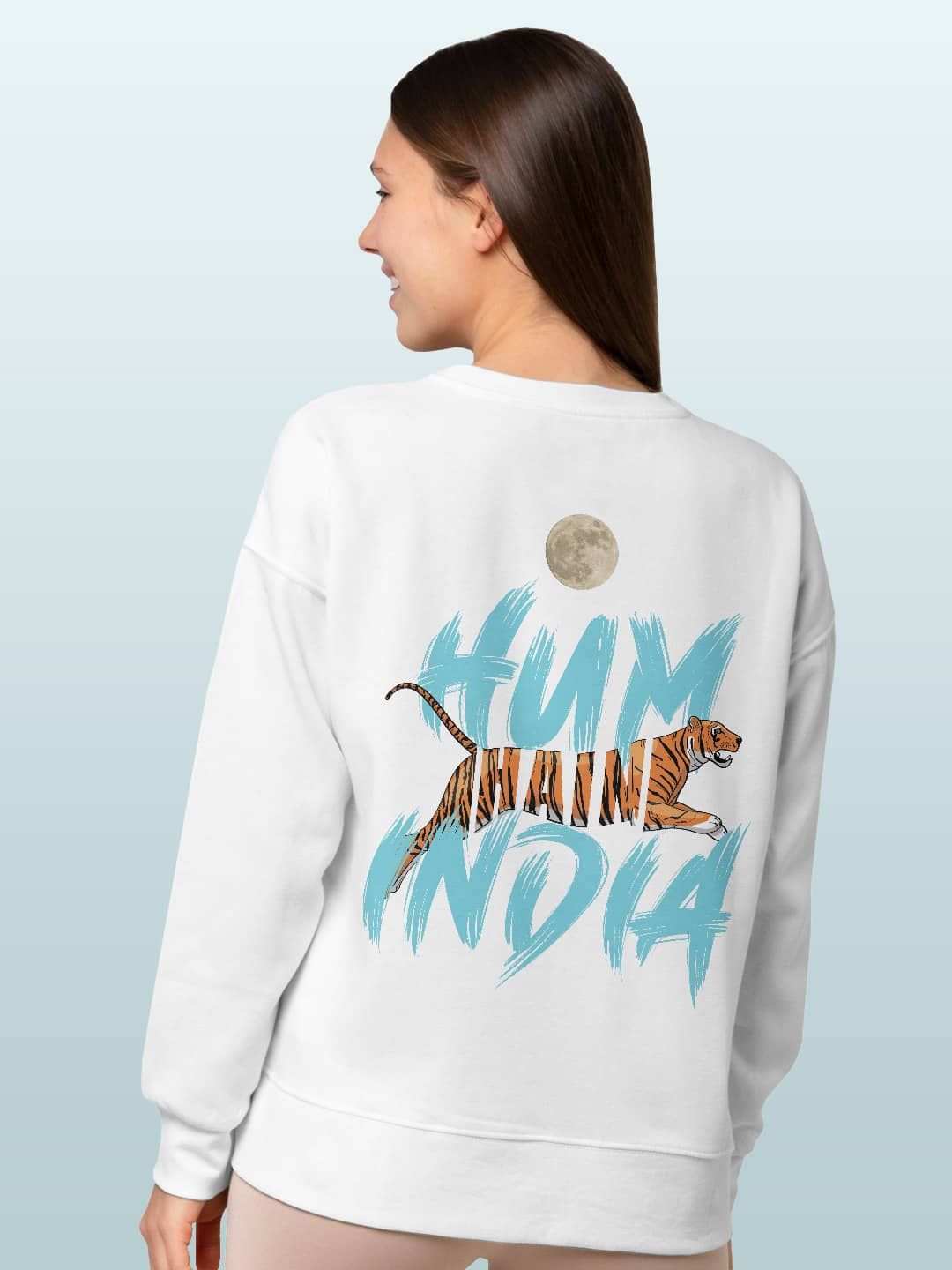

macmerise Men Printed Sweatshirt, White