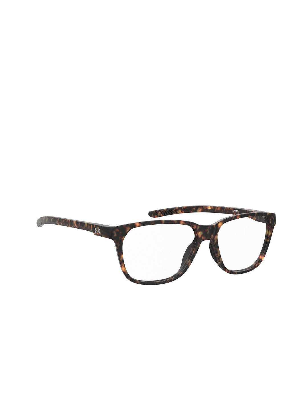 

UNDER ARMOUR Matte Havana Unisex Square Lens Frames, Brown