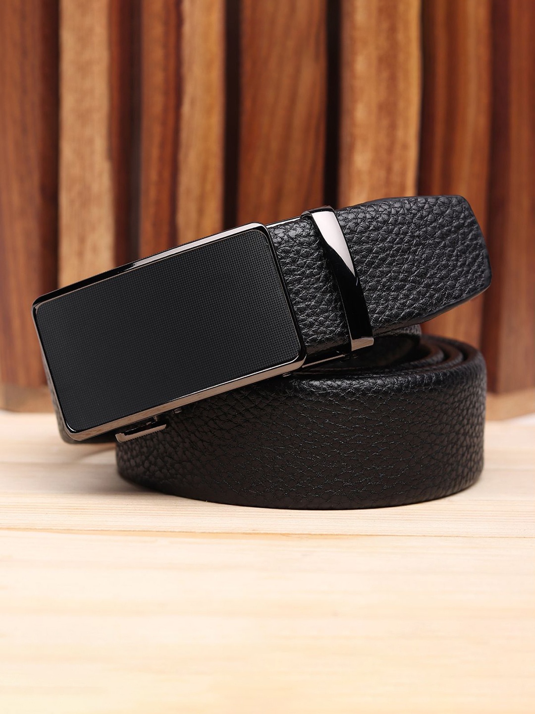 

WINSOME DEAL Men Belt, Black