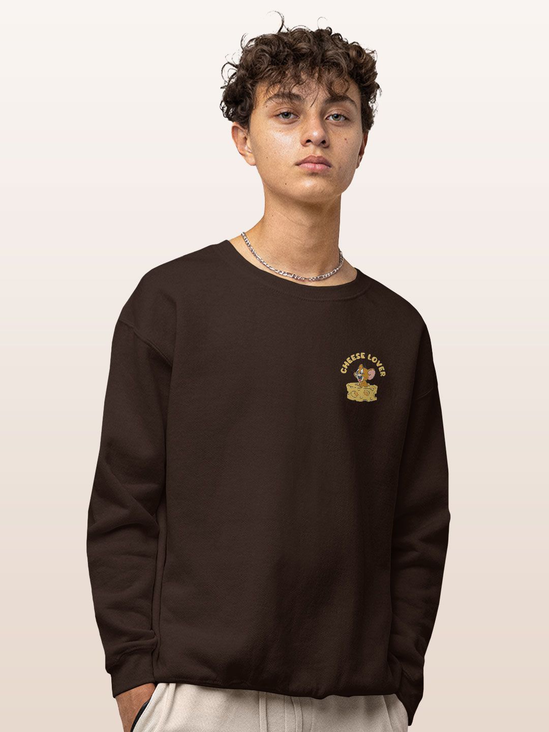 

macmerise Men Sweatshirt, Brown