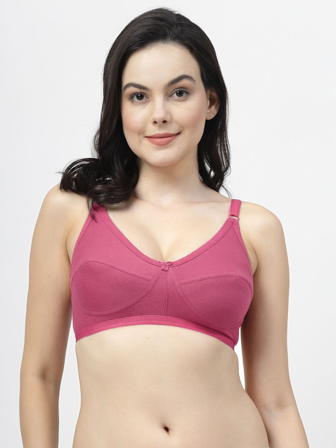 

SHYAM SONS FLAIR Non Padded Full Coverage Bra, Pink
