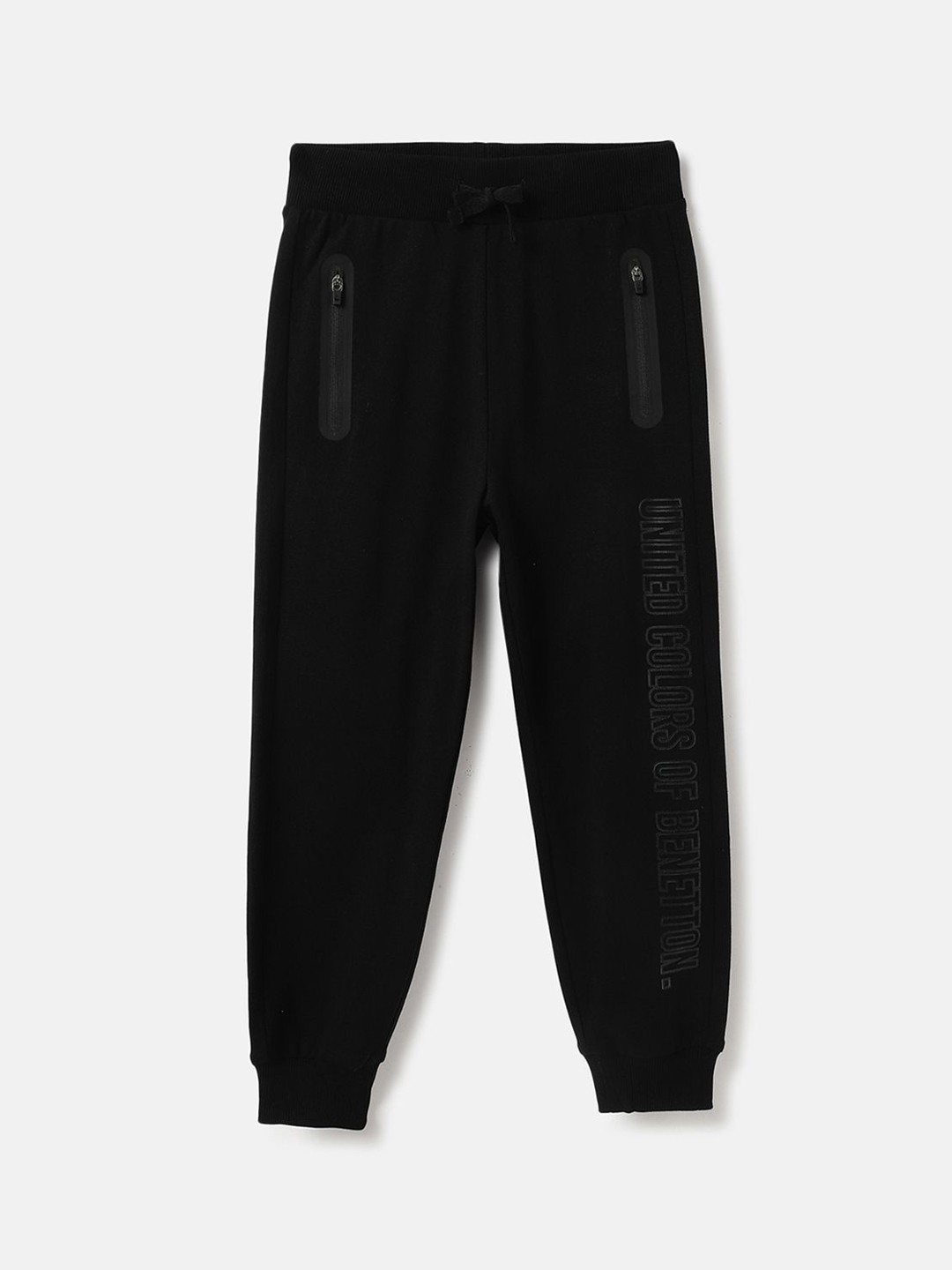 

United Colors of Benetton Infant Boys Side Pockets Joggers, Black