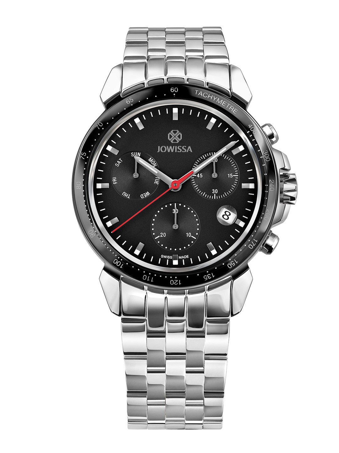 

JOWISSA Men Swiss Made LeWy 9 Quartz Dial Analog Watch J7.037.L, Silver