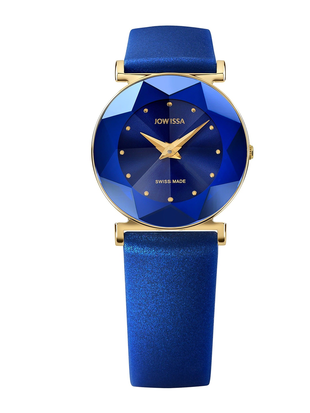

JOWISSA Women Swiss Made Facet Quartz Dial Analog Watch J5.854.M, Blue