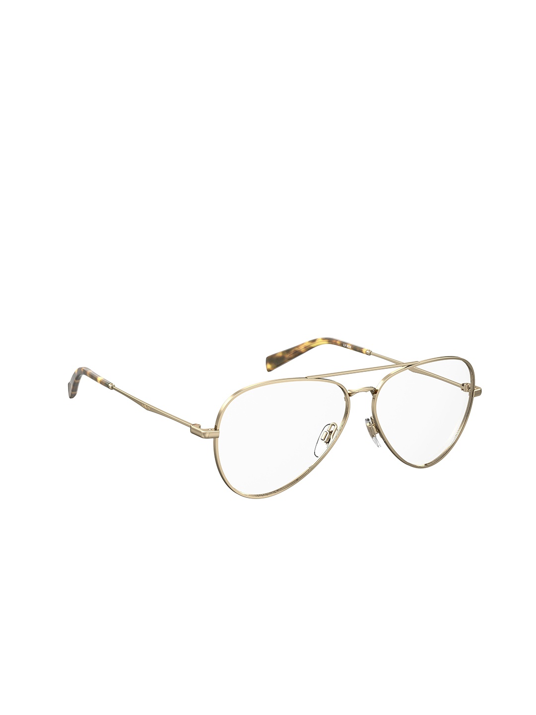 

Levis Men Rimless Aviator Frames, Gold