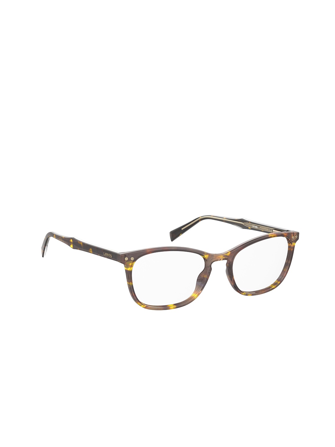 

Levis Women Abstract Rimless Butterfly Frames, Brown
