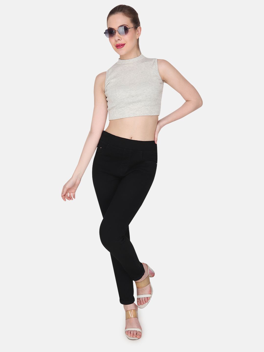 

Albion By CnM Women Slim Fit Jeggings, Black