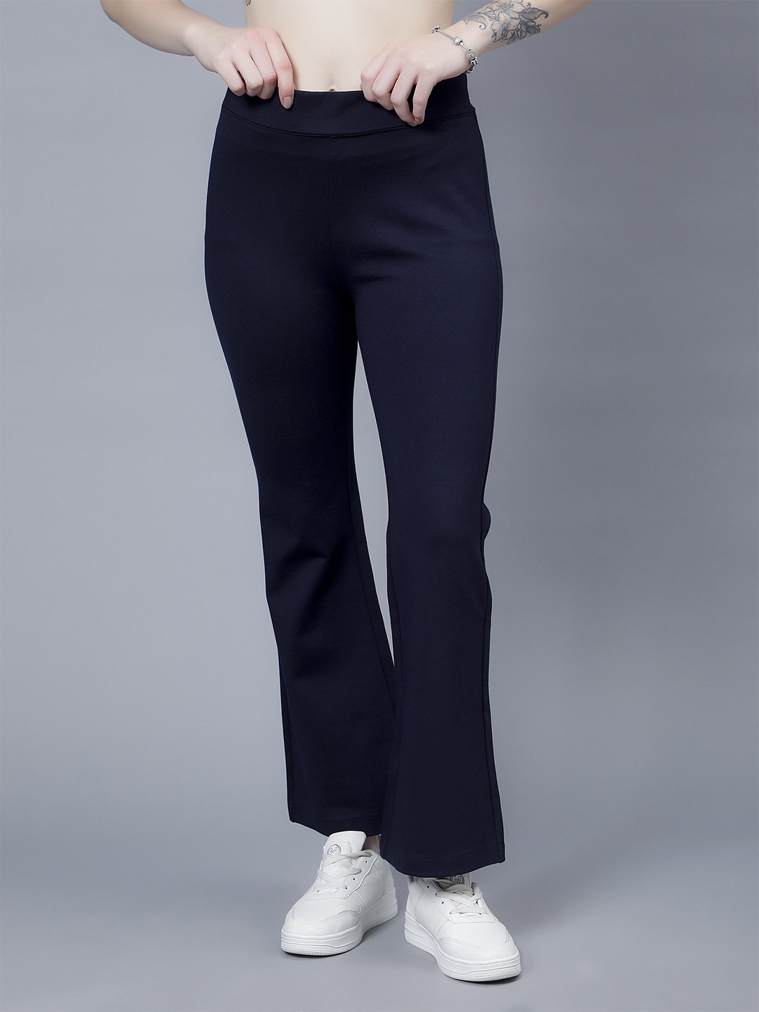 

Albion By CnM Women Cotton Slim Fit Jeggings, Navy blue