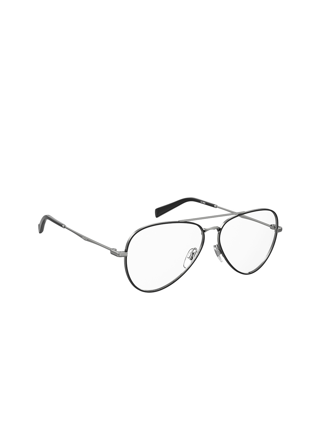 

Levis Men Rimless Aviator Frames, Black