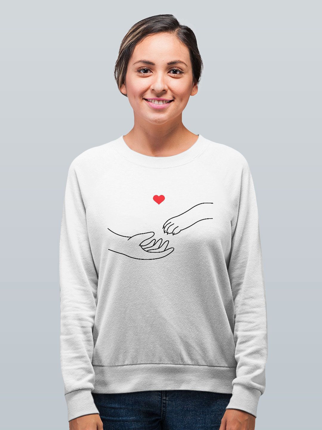 

macmerise Men Printed Sweatshirt, White