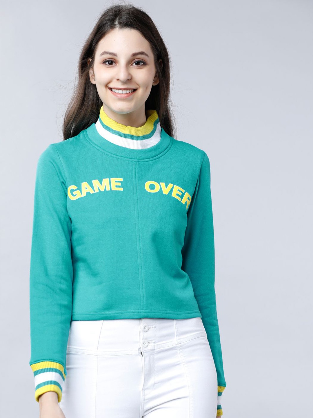 

Tokyo Talkies Women Sweatshirt, Green