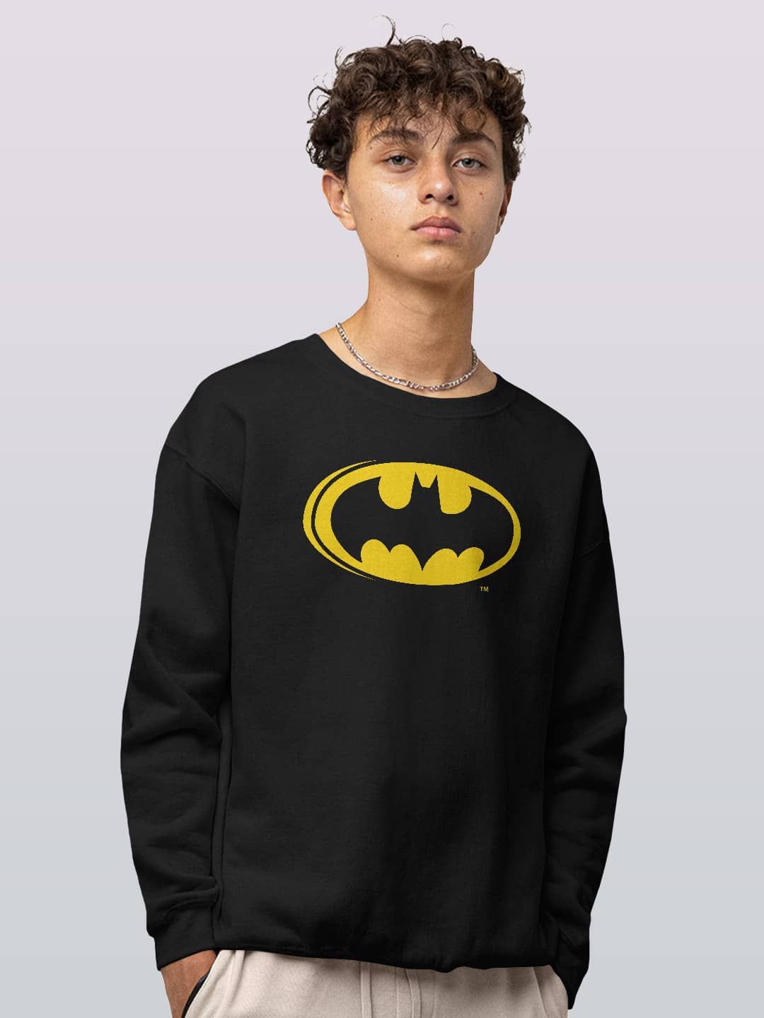 

macmerise Men Printed Sweatshirt, Black