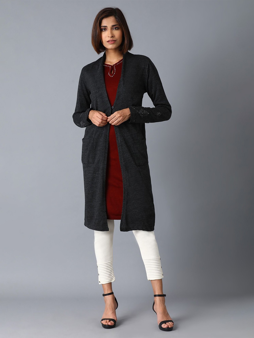 

W Women Cardigan, Grey
