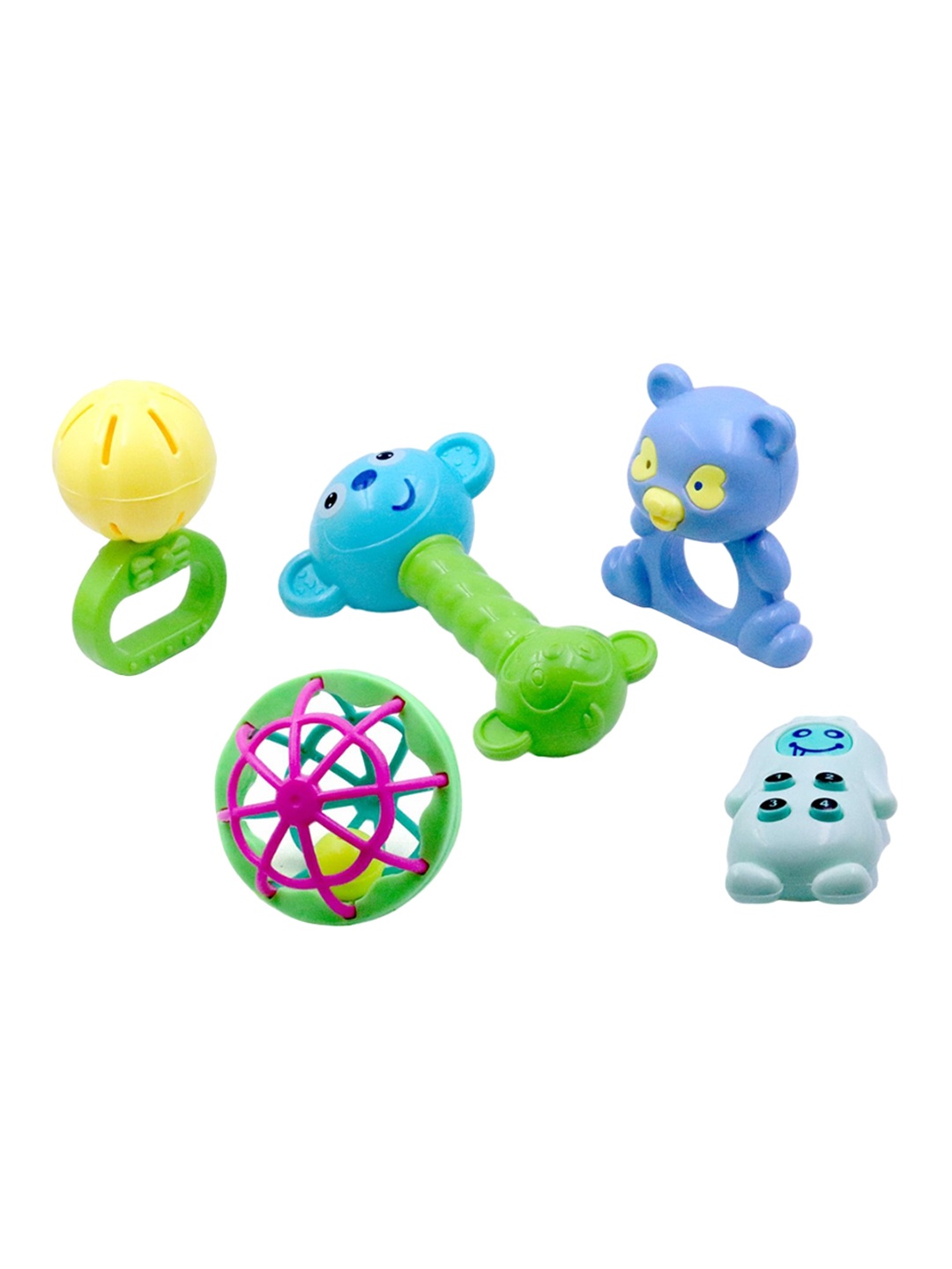 

Aditi Toys BPA Free Rattle Toy Learning and Development Toys, Green