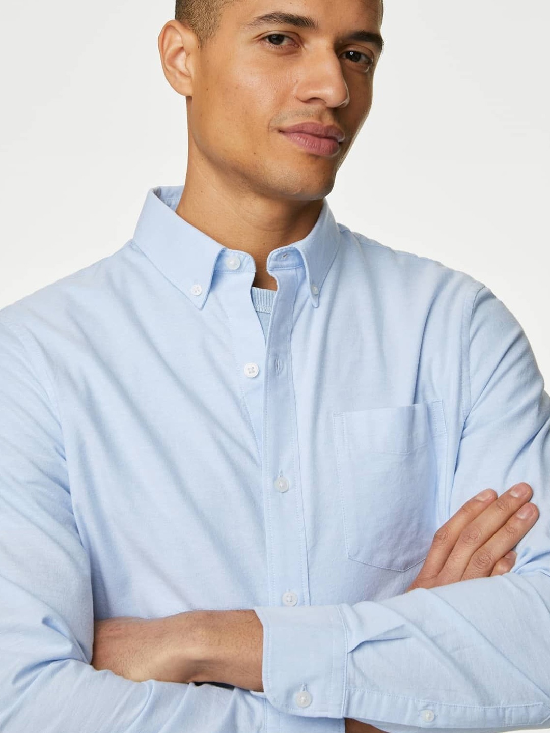

Marks & Spencer Men Opaque Casual Shirt, Blue