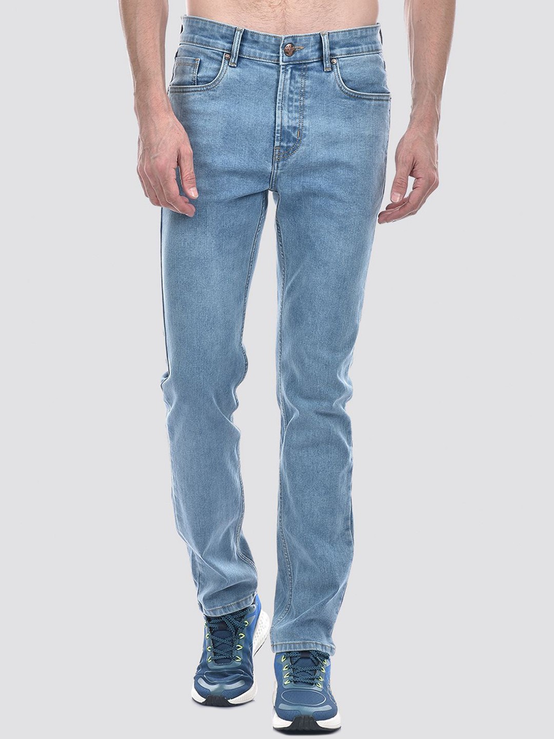 

Numero Uno Men Slim Fit Mid-Rise Stretchable Jeans, Blue